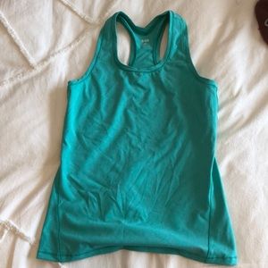 DSG teal workout tank